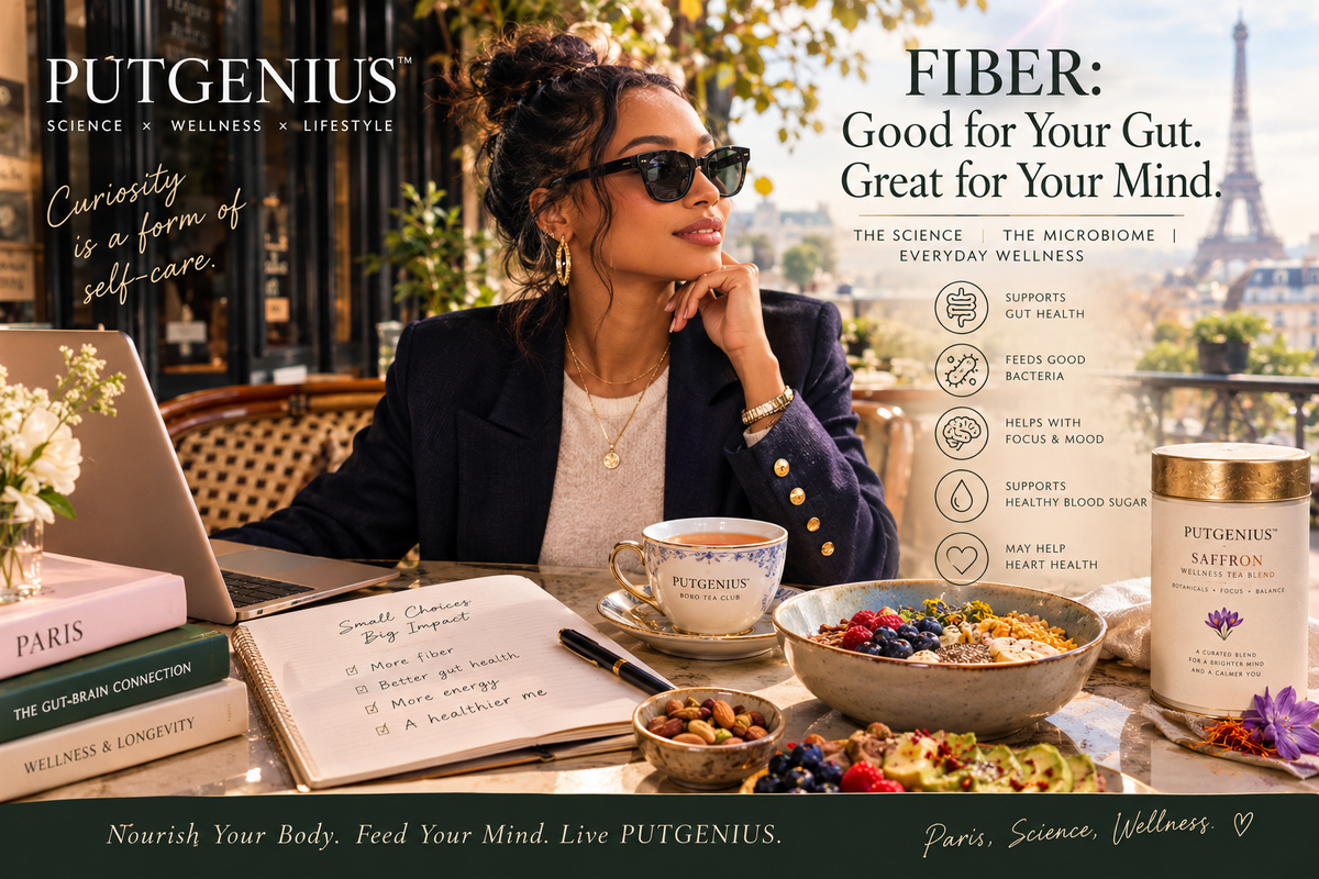 Fiber Is the Quiet Luxury Your Gut Deserves: A PUTGENIUS™ Guide to Gut Health, the Microbiome &amp; Everyday Wellness