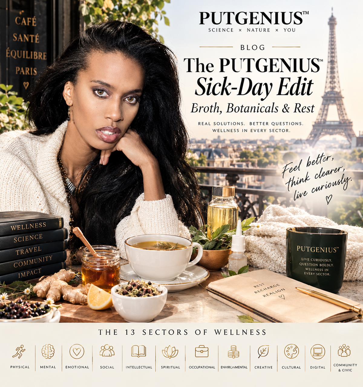 The PUTGENIUS™ Sick-Day Edit: Broth, Botanicals & Rest