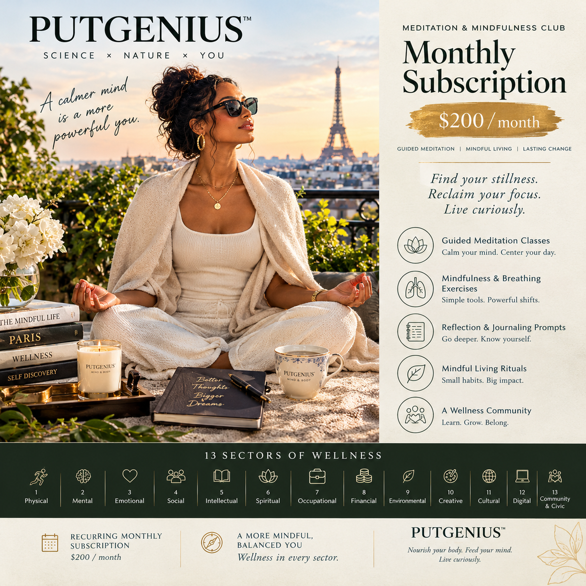 PUTGENIUS™ Meditation & Mindfulness Club